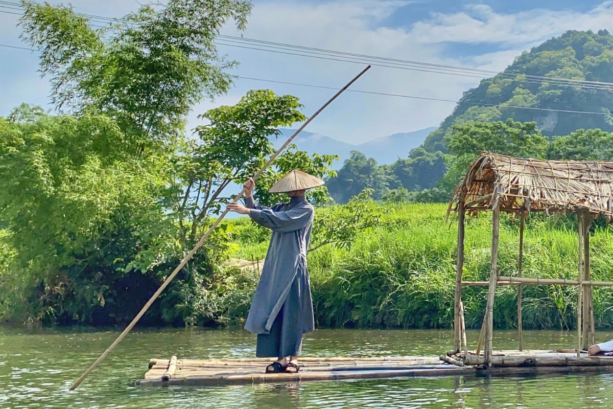 Expérience de rafting en bambou à Pu Luong