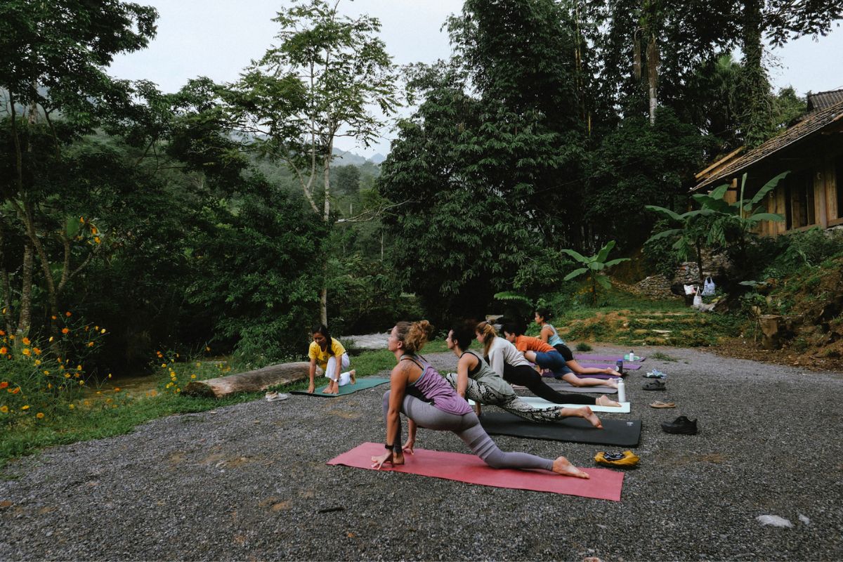 Basic Asana Yoga class with Sivinanda Yoga Health Educator