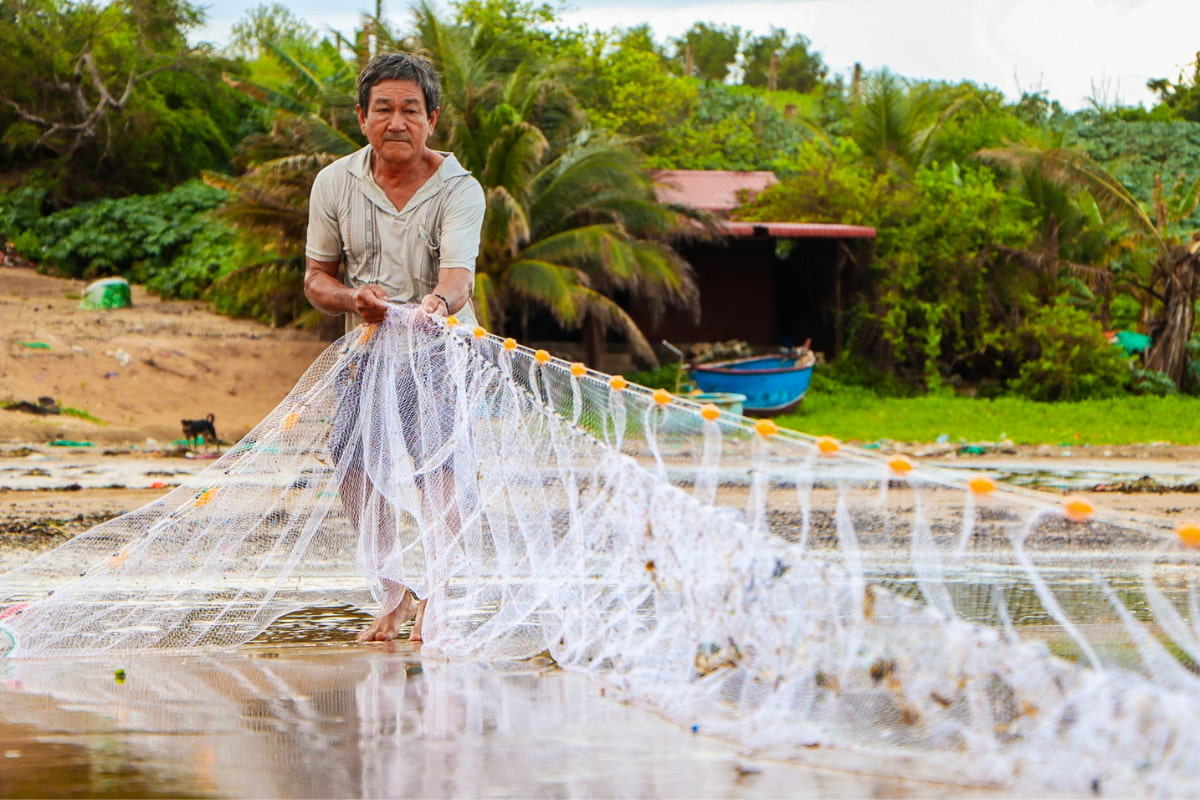 Village de pêcheurs animé à Phan Thiet