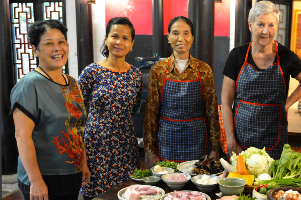 Cours de cuisine avec les femmes de Hanoi