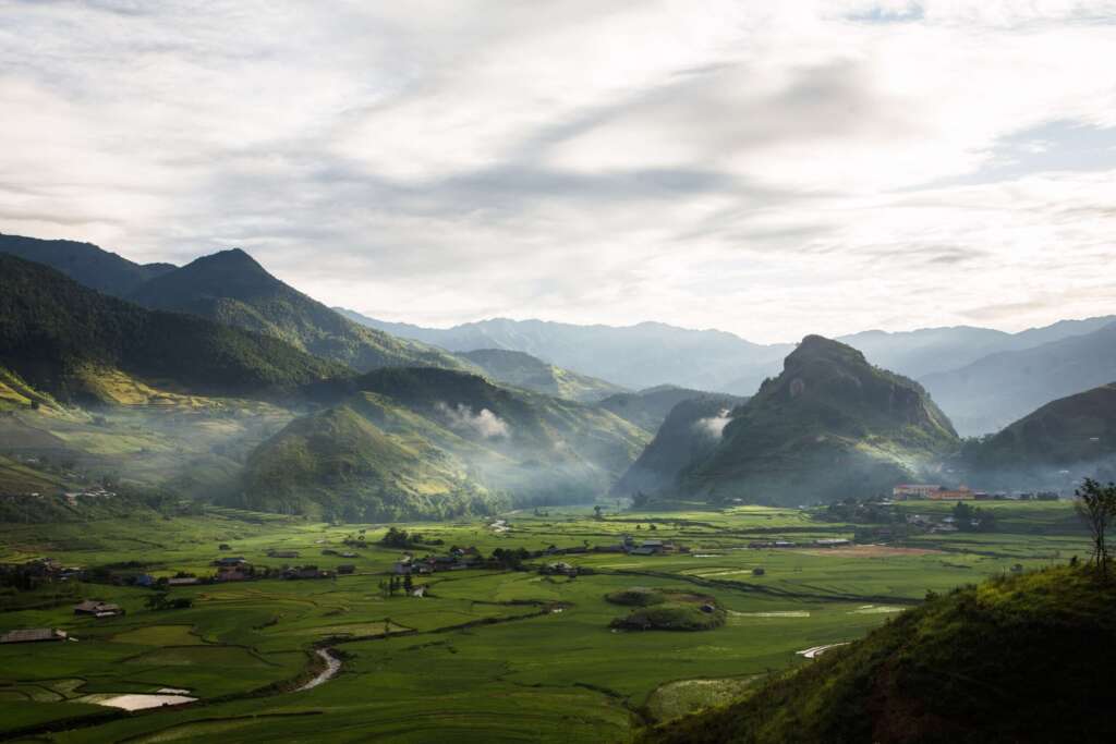 Mu Cang Chai pendant la saison du riz vert