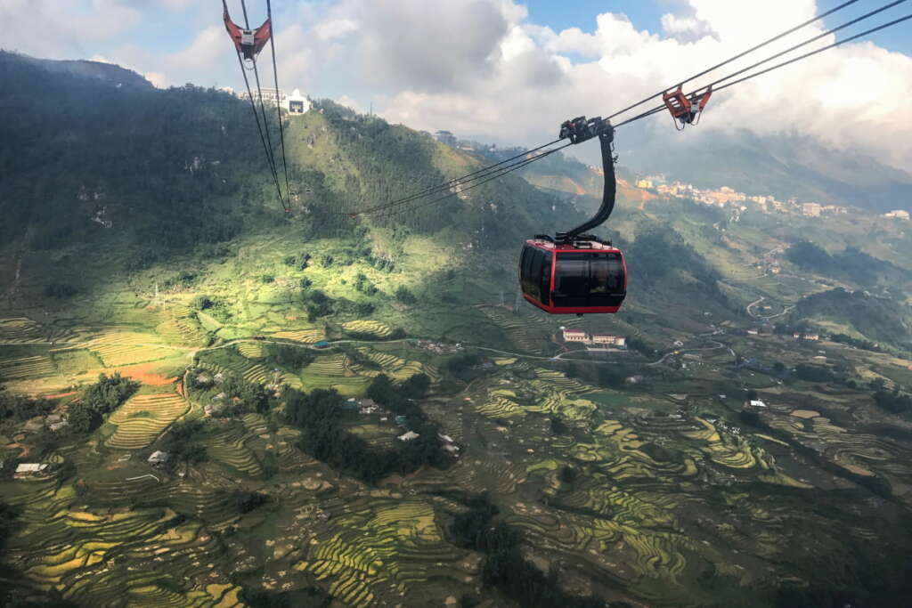 Découvrez le téléphérique à Sapa, au Vietnam